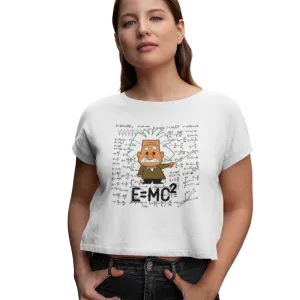 Einstein Scientist Crop Top T Shirt C11