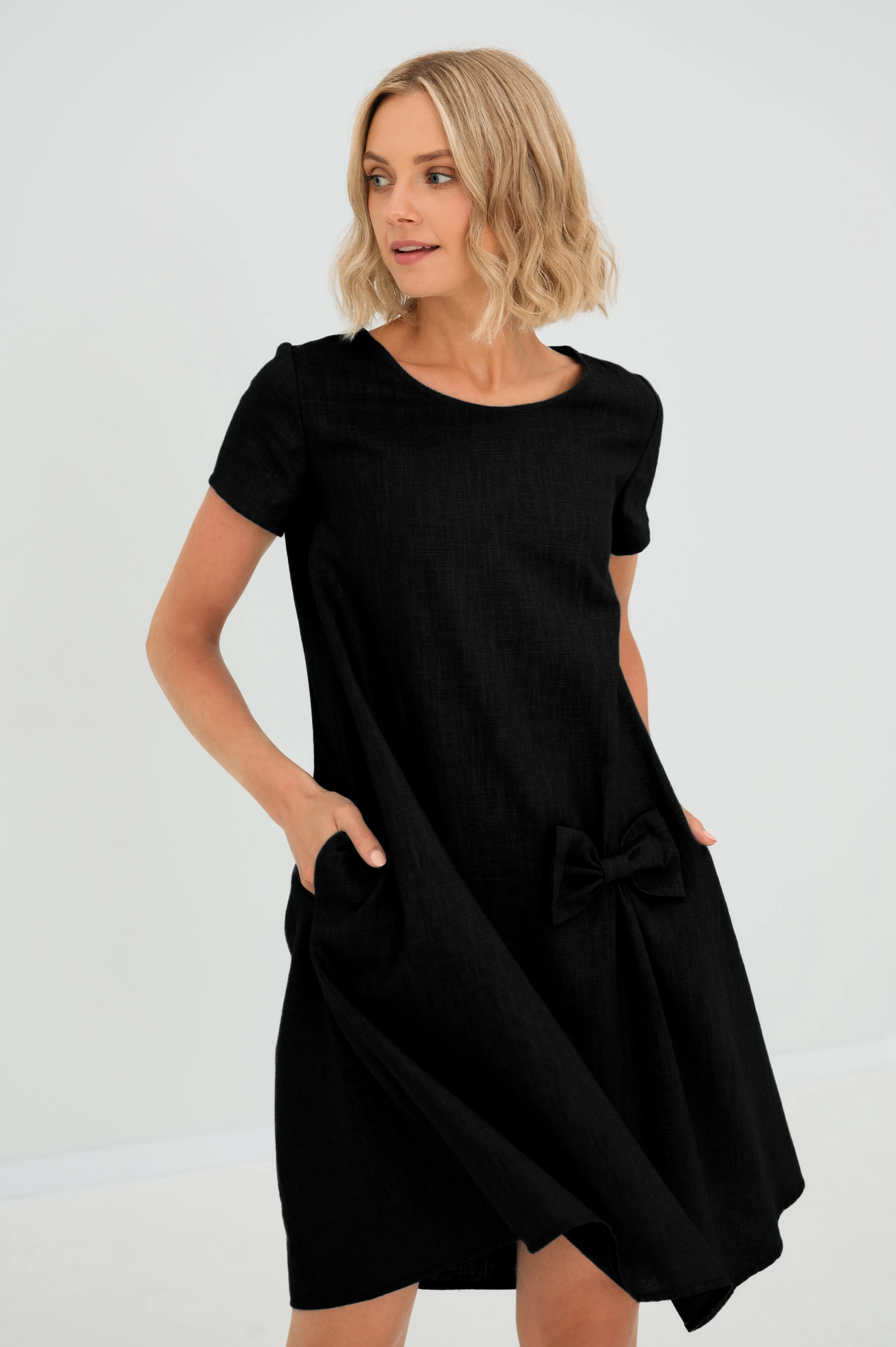 Simple linen dress SUMMER KISS